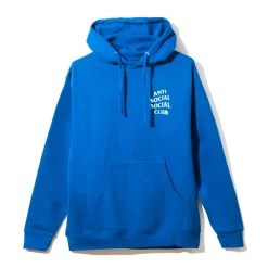 Anti Social Social Club Drive Hoodie Royal Blue ||Plus Outlet