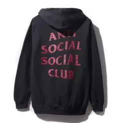 Anti Social Social Club JDM Hoodie Black ||Plus Sale