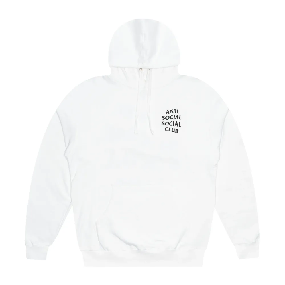 Anti Social Social Club Kkoch Hoodie White ||Plus Online