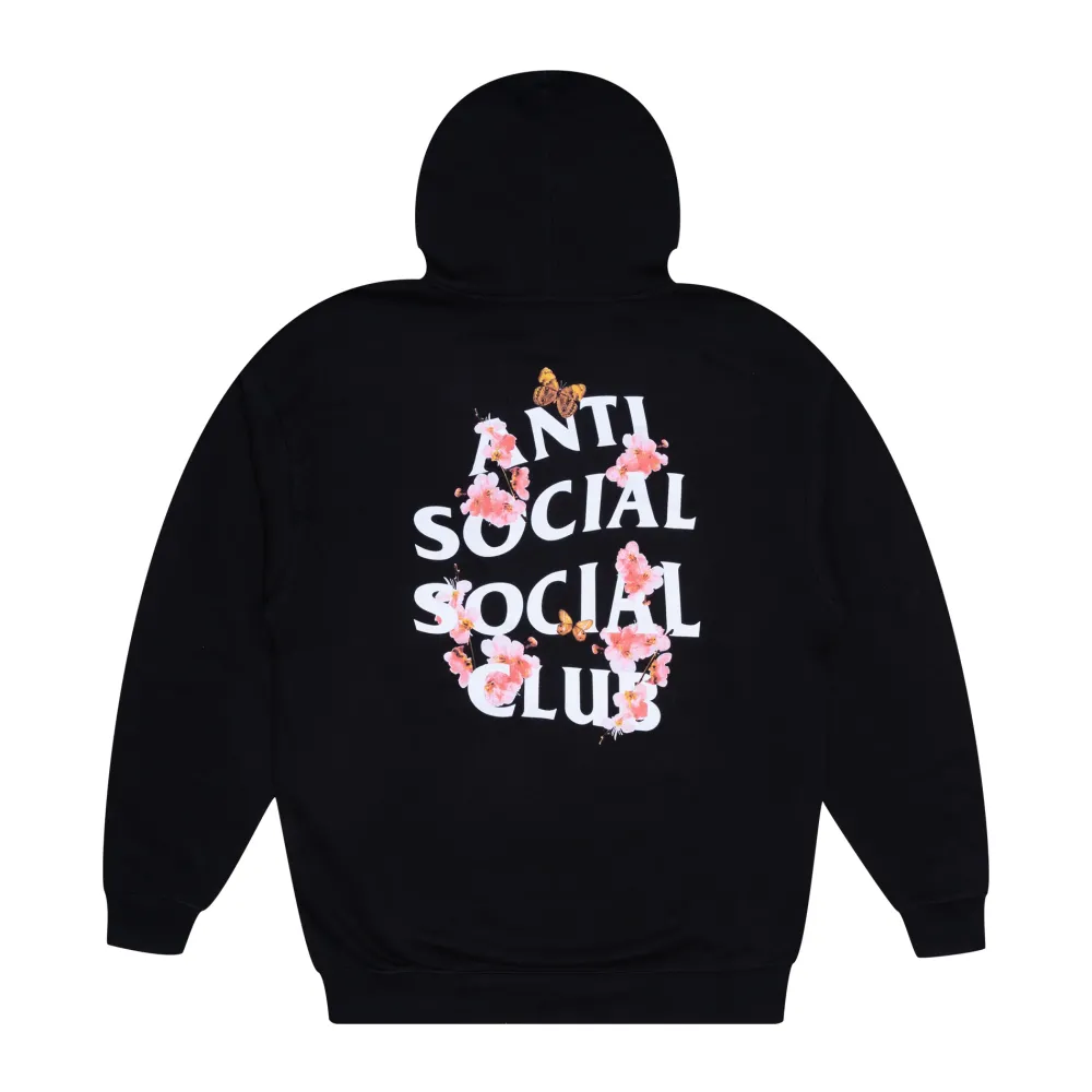 Anti Social Social Club Kkoch Hoodie Black ||Plus Fashion
