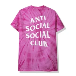 Anti Social Social Club Laguna Tee Pink Tie Dye ||Plus Discount