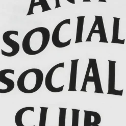 Anti Social Social Club Logo Tee 2 White ||Plus Sale