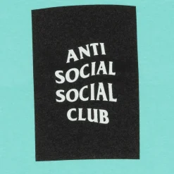 Anti Social Social Club Logo Tee Teal ||Plus New