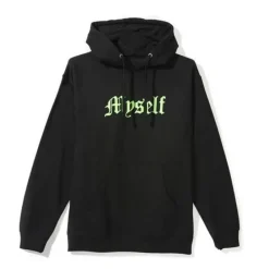 Anti Social Social Club Myself Hoodie Black ||Plus Hot