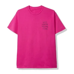 Anti Social Social Club Misprint Tee Pink ||Plus Online