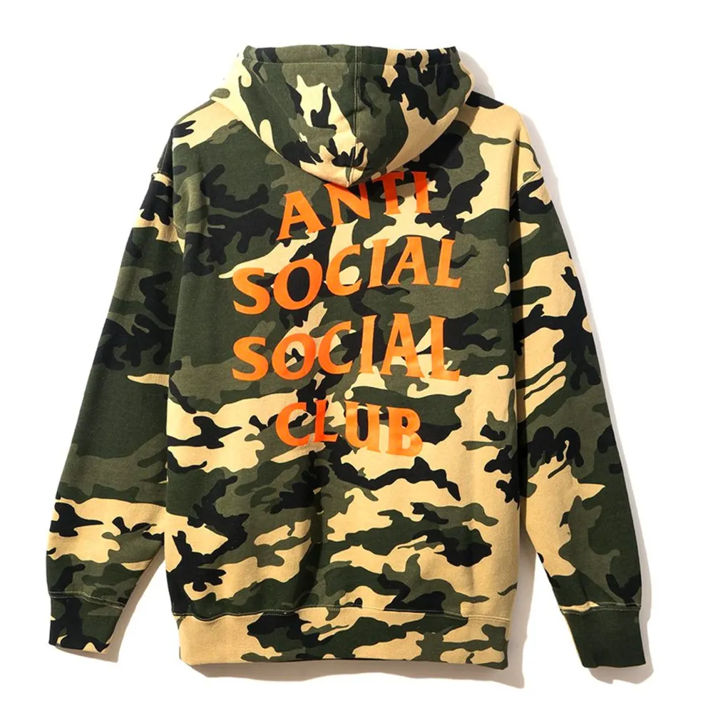 Anti Social Social Club Sixth St. Army Camo Hoodie ||Plus Discount