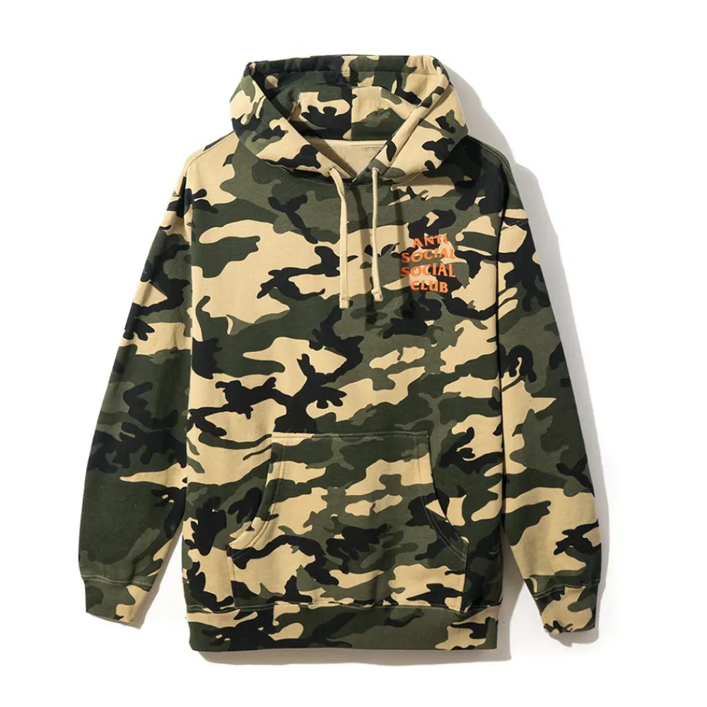 Anti Social Social Club Sixth St. Army Camo Hoodie ||Plus Discount