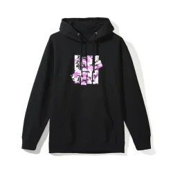 Anti Social Social Club x UNDFTD Hoodie Camo Pink/Black ||Plus Clearance