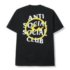 ASSC x Fragment Yellow Bolt Tee Black ||Plus Sale