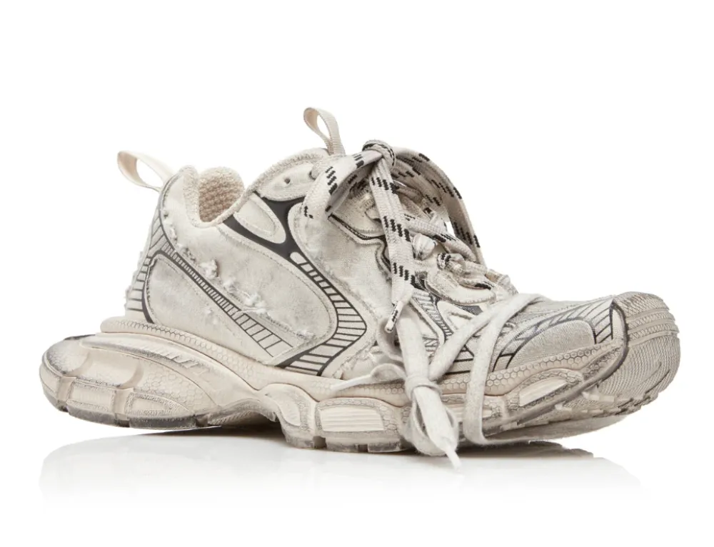 Balenciaga 3XL Distressed Canvas Sneakers|PlusJ Sale