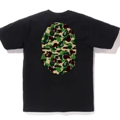 BAPE ABC Big Ape Head Tee Black/Green ||Plus New