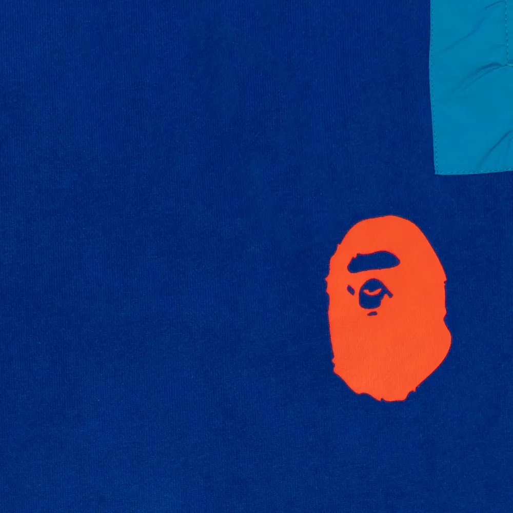 Bape Color Block Sweat Pants Blue/Pink|Plus Hot