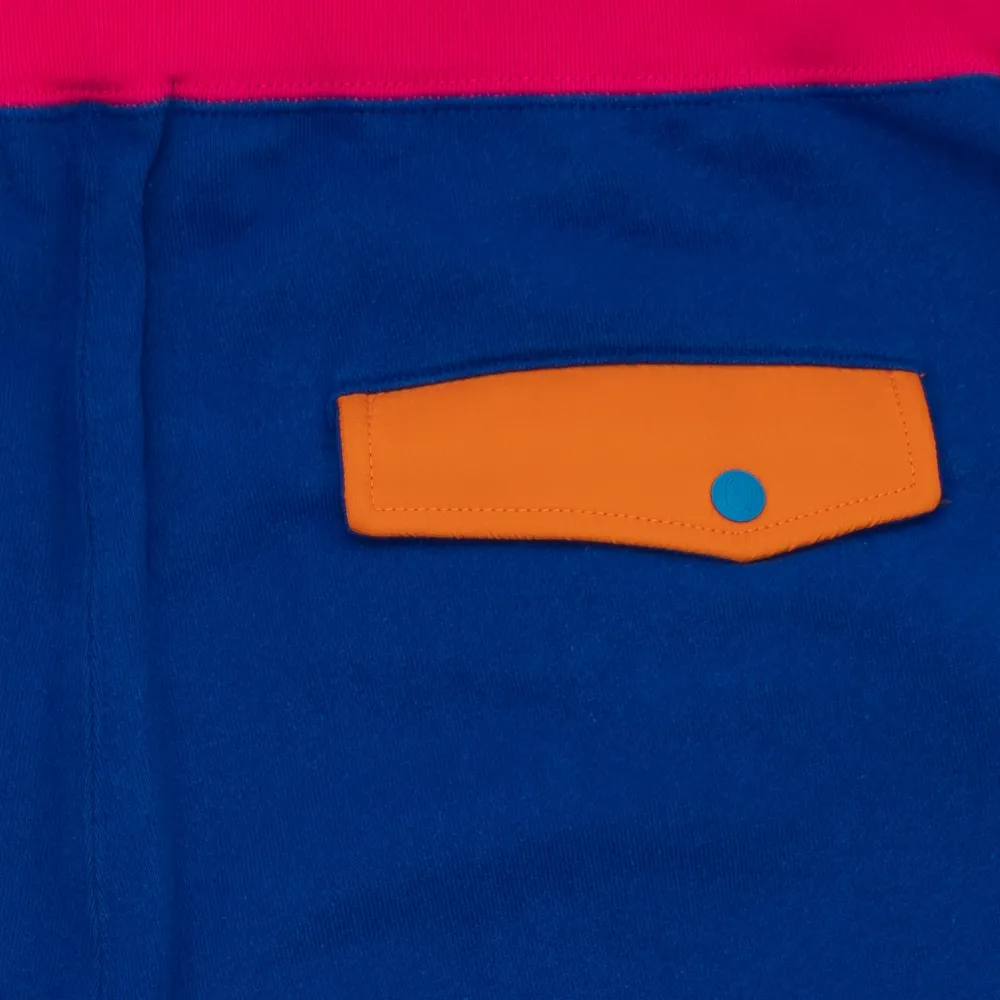 Bape Color Block Sweat Pants Blue/Pink|Plus Hot