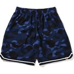 Bape Color Camo Wide Fit Basketball Shorts Blue ||Plus Fashion