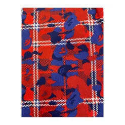 Bape London Check Sweat Pants Red/Blue|Plus Best