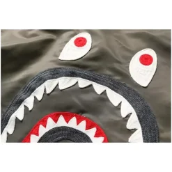 Bape Shark MA-1 Bomber Jacker Olivedrab|Plus Outlet