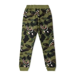 Bape Shark 1st Camo Sweatpants Green (Kids)|Plus Clearance