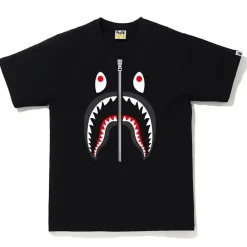 Bape Shark Tee Black/Black|Plus Clearance
