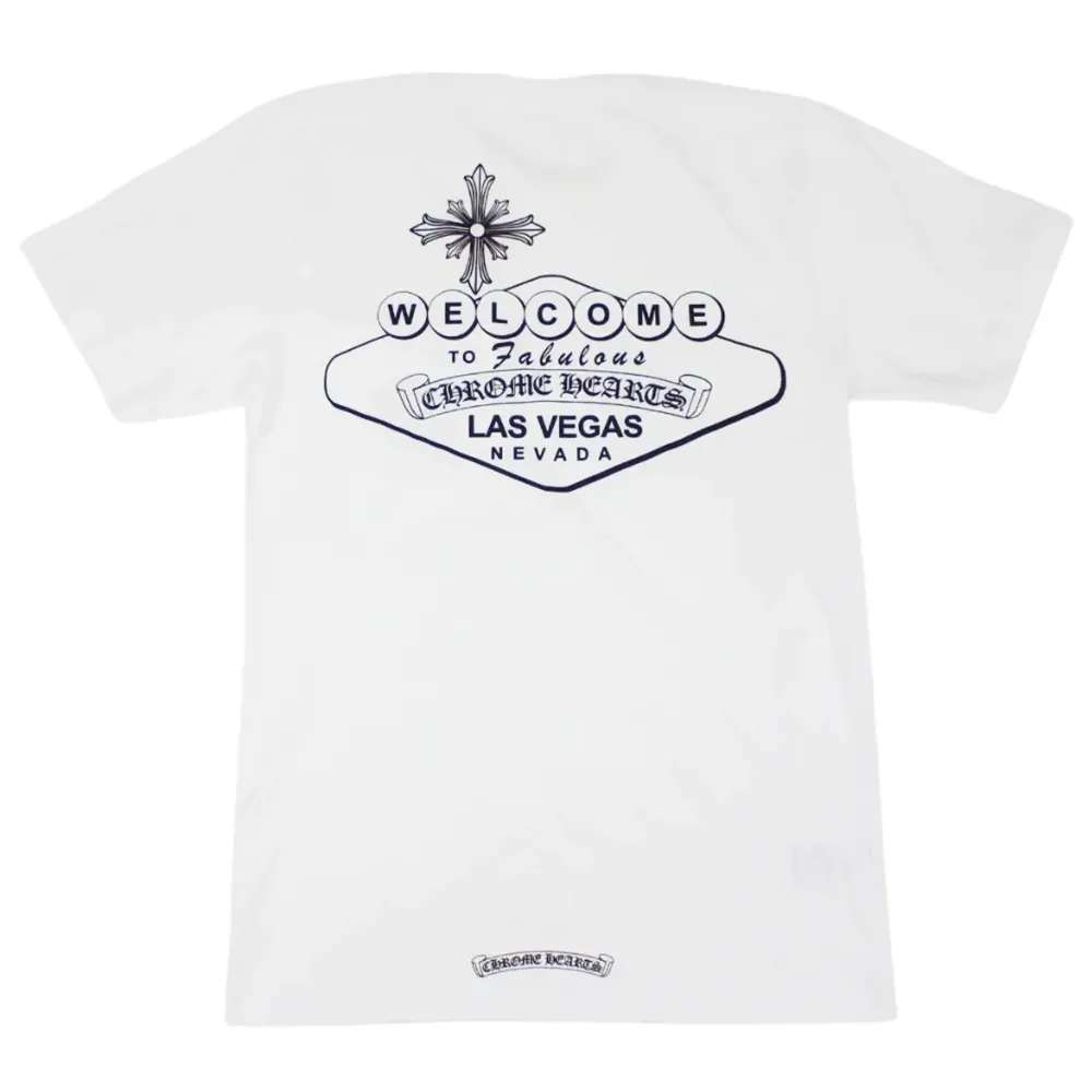 Chrome Hearts Las Vegas Exclusive T-Shirt White ||Plus Hot
