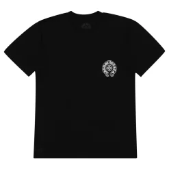 Chrome Hearts Los Angeles Horseshoe Pocket Tee Black ||Plus Clearance