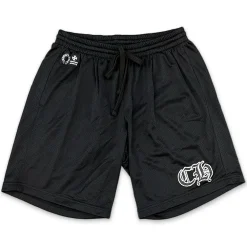 Chrome Hearts Sports Mesh Varsity Shorts Black ||Plus New