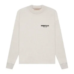 FOG Essentials L/S T-shirt (SS22) Light Oatmeal ||Plus Clearance