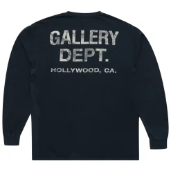 Gallery Dept. Souvenir ATK Reversible L/S Tee Black ||Plus Discount
