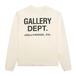 Gallery Dept. Souvenir L/S T-Shirt Cream ||Plus Clearance