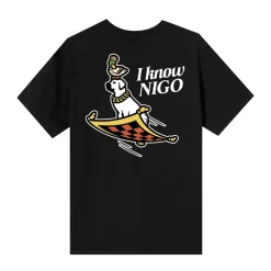 Human Made x I Know Nigo Flying Carpet Tee Black ||Plus New
