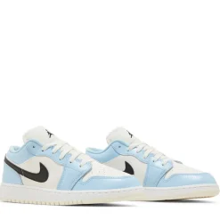 Jordan 1 Low Ice Blue Black (GS) ||Plus Outlet