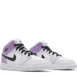 Jordan 1 Mid Barely Grape (GS) ||Plus Fashion