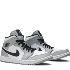 Jordan 1 Mid Light Smoke Grey ||Plus Best