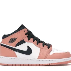 Jordan 1 Mid Pink Quartz (GS) ||Plus Best