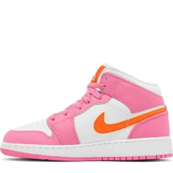 Jordan 1 Mid Pinksicle Safety Orange (GS) ||Plus Online