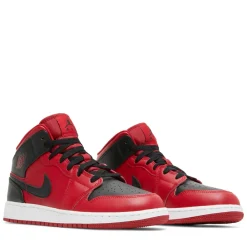 Jordan 1 Mid Reverse Bred (2021) (GS) ||Plus Discount