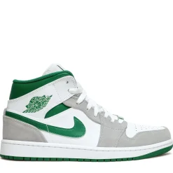 Jordan 1 Mid SE White Pine Green Smoke Grey|Plus Hot