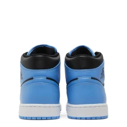 Jordan 1 Mid University Blue Black (GS) ||Plus New