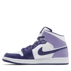 Jordan 1 Mid White Sky J Purple / Blueberry (GS) ||Plus Fashion