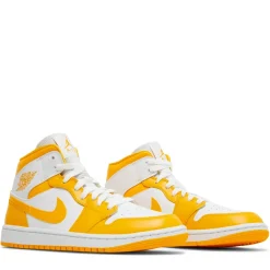 Jordan 1 Mid White University Gold (W) ||Plus Discount