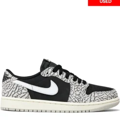 Jordan 1 Retro Low OG Black Cement (W) (Used)|Plus Online