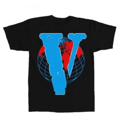 Juice Wrld x Vlone 999 T-Shirt Black/Blue ||Plus New