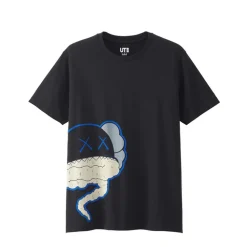 KAWS x Uniqlo Cloud Tee Black ||Plus Best