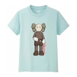 KAWS x Uniqlo Companion Tee Light Blue (Kids) ||Plus Hot