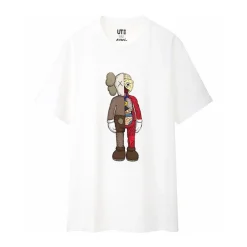 KAWS x Uniqlo Flayed Tee White ||Plus Discount