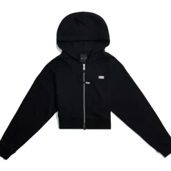 KITH FALLON FULL ZIP HOODIE Black (Women) | PLUS|Plus5 Outlet