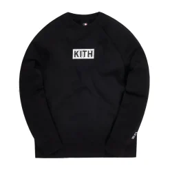 Kith x MLB LA Dodgers Arched Crewneck Black | PLUS|Plus5 Fashion