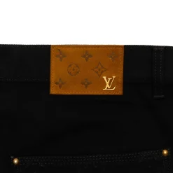 Louis Vuitton Monogram Detail Carpenter Denim Pants Black (FW22) ||Plus Online