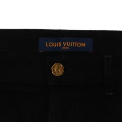 Louis Vuitton Monogram Detail Carpenter Denim Pants Black (FW22) ||Plus Online