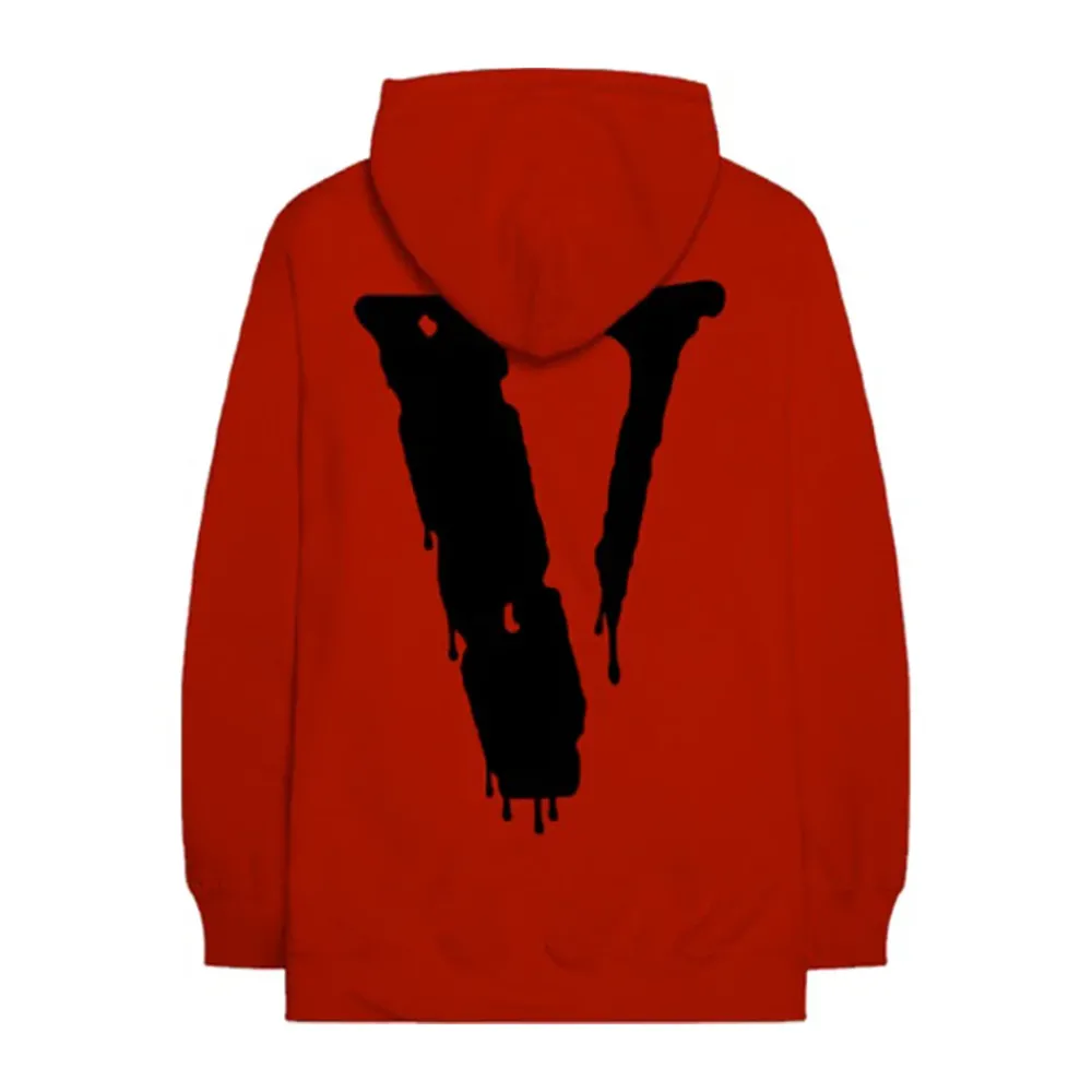 Nav x Vlone Drip Pullover Hoodie Red | PLUS|Plus2 Discount