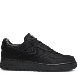 Nike Air Force 1 Low Stussy Black ||Plus Outlet